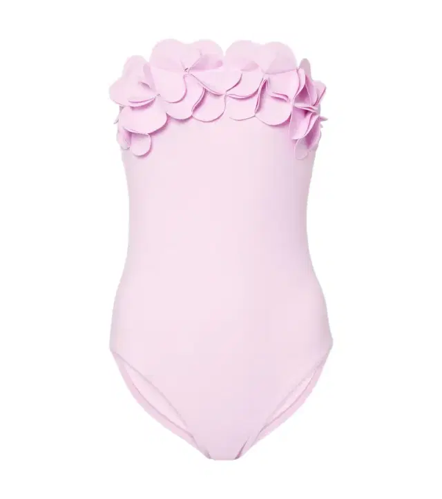 Karla Colletto Floral bandeau swimsuit