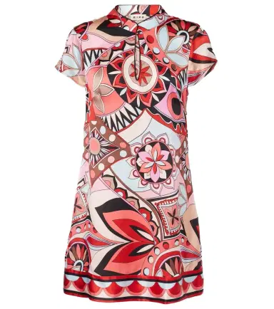 Rixo Printed silk minidress | Thumbnail 1