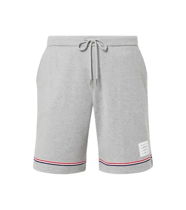 Thom Browne Striped mid-rise cotton shorts