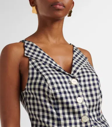 Rixo Tiggy checked vest | Thumbnail 4 Rixo Tiggy checked vest | Thumbnail 4