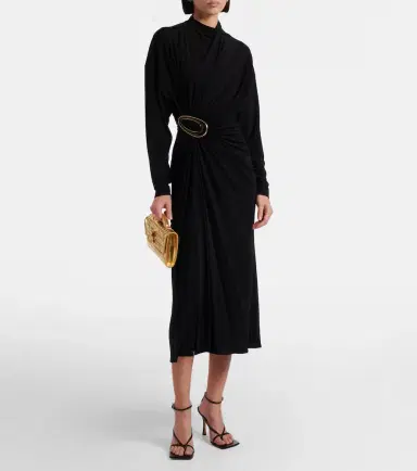 Bottega Veneta Andiamo Intrecciato metallic leather clutch | Thumbnail 5