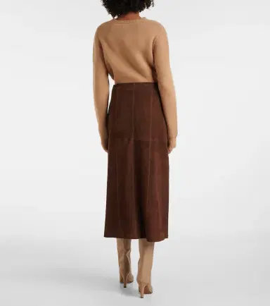 Rixo Edwina suede skirt | Thumbnail 5