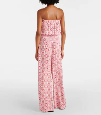 Melissa Odabash Naomi floral cotton jumpsuit | Thumbnail 3