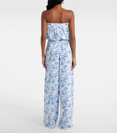 Melissa Odabash Naomi strapless cotton jumpsuit | Thumbnail 2