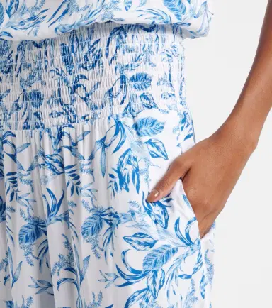 Melissa Odabash Naomi strapless cotton jumpsuit | Thumbnail 4