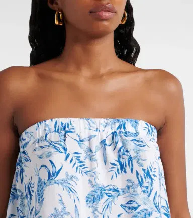 Melissa Odabash Naomi strapless cotton jumpsuit | Thumbnail 5