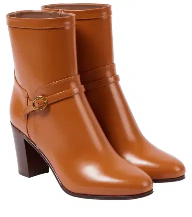 Valentino Garavani Pattie 75 leather ankle boots | Thumbnail 1