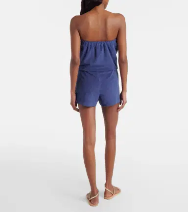 Melissa Odabash Naomi cotton-blend terry romper | Thumbnail 2 Melissa Odabash Naomi cotton-blend terry romper | Thumbnail 2