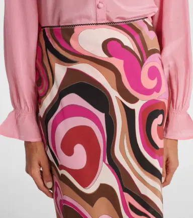 Rixo Ardith silk maxi skirt | Thumbnail 3