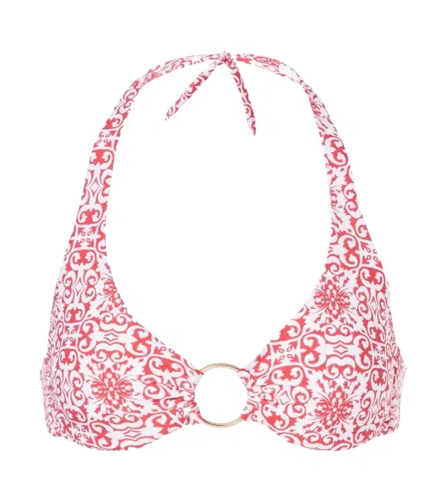 Brussels ring-detail bikini top