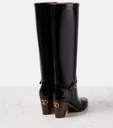 Valentino Garavani Pattie 75 leather knee-high boots | Thumbnail 4 Valentino Garavani Pattie 75 leather knee-high boots | Thumbnail 4