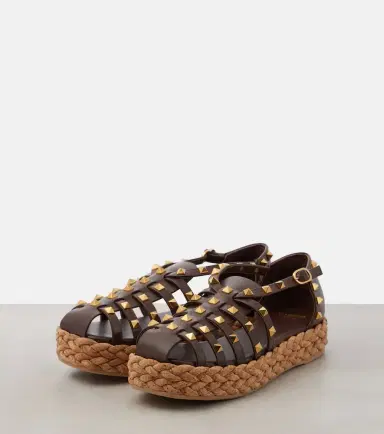 Valentino Garavani Rockstud leather espadrilles | Thumbnail 2