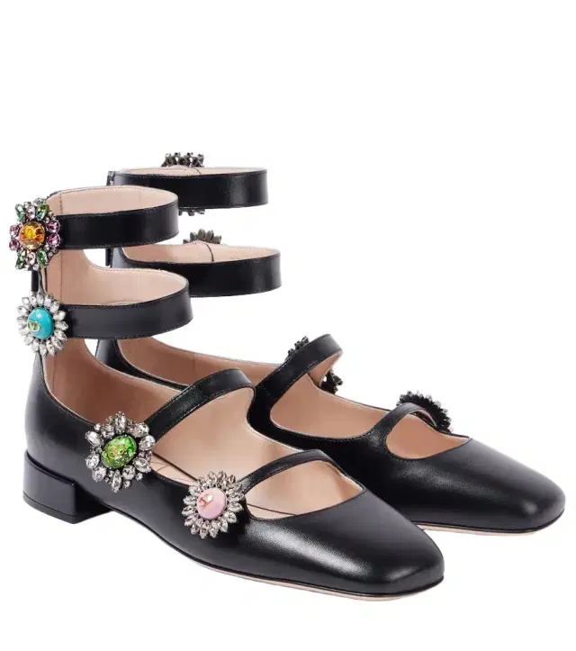 Valentino Garavani Preshoes embellished leather flats