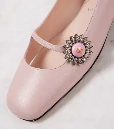 Valentino Garavani Preshoes leather Mary Jane flats | Thumbnail 2