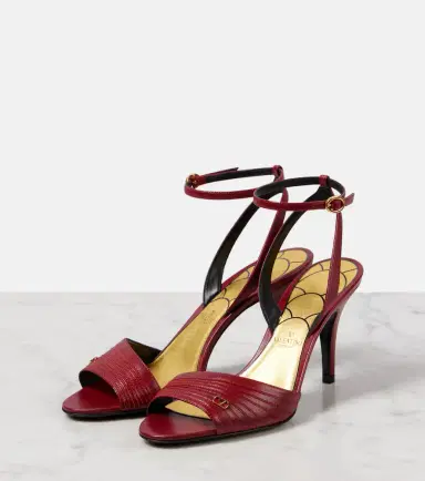 Valentino Garavani Ladycrush 85 leather sandals | Thumbnail 4