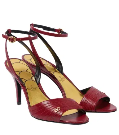 Valentino Garavani Ladycrush 85 leather sandals | Thumbnail 1