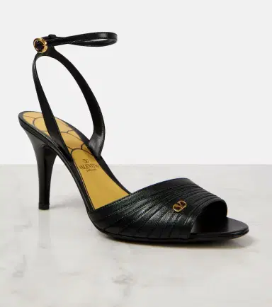 Valentino Garavani Ladycrush 85 embellished leather sandals | Thumbnail 2