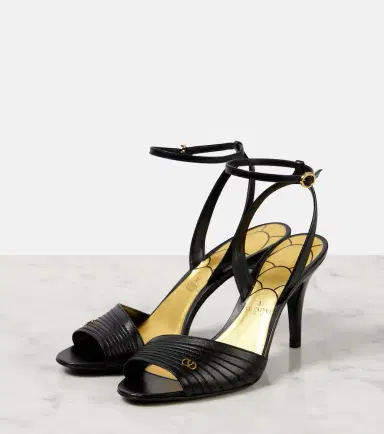 Valentino Garavani Ladycrush 85 embellished leather sandals | Thumbnail 5