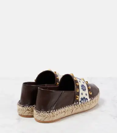 Valentino Garavani County Rockstud leather espadrilles | Thumbnail 2