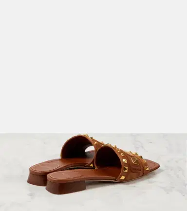 Valentino Garavani Plaster Caster studded suede slides | Thumbnail 2
