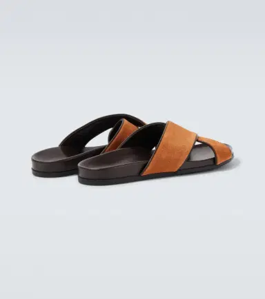 Manolo Blahnik Chiltern suede slides | Thumbnail 3 Manolo Blahnik Chiltern suede slides | Thumbnail 3