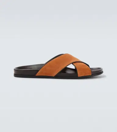 Manolo Blahnik Chiltern suede slides | Thumbnail 4 Manolo Blahnik Chiltern suede slides | Thumbnail 4