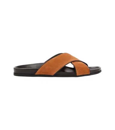 Manolo Blahnik Chiltern suede slides | Thumbnail 1 Manolo Blahnik Chiltern suede slides | Thumbnail 1