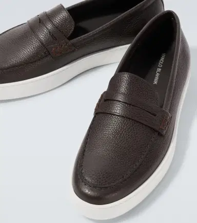 Manolo Blahnik Ellis leather boat shoes | Thumbnail 2