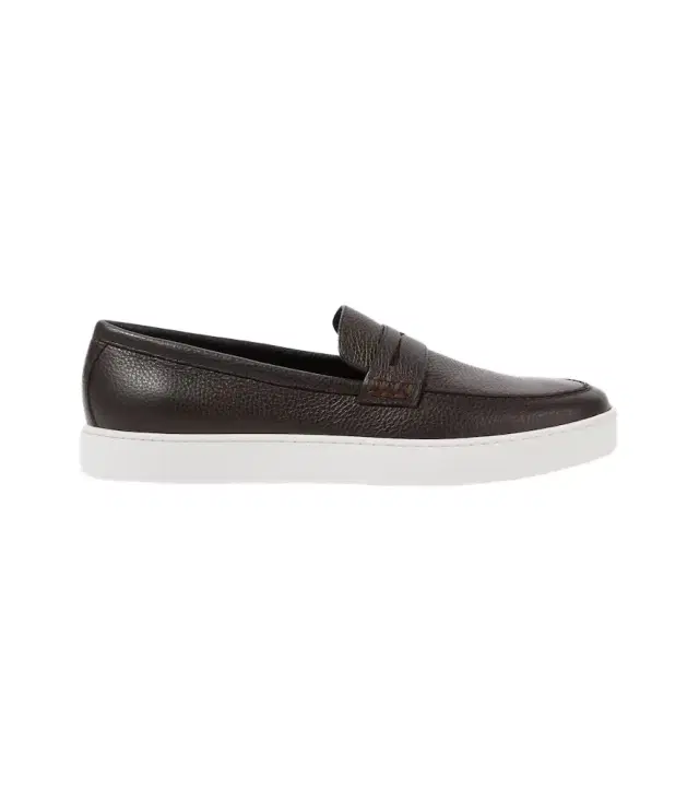 Manolo Blahnik Ellis leather boat shoes