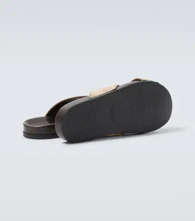 Manolo Blahnik Chiltern suede slides | Thumbnail 2