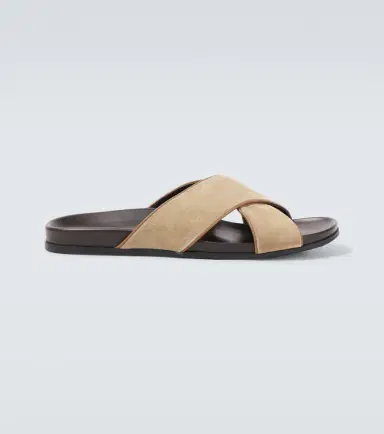 Manolo Blahnik Chiltern suede slides | Thumbnail 4