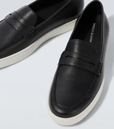 Manolo Blahnik Ellis leather loafers | Thumbnail 2 Manolo Blahnik Ellis leather loafers | Thumbnail 2