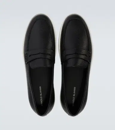 Manolo Blahnik Ellis leather loafers | Thumbnail 4 Manolo Blahnik Ellis leather loafers | Thumbnail 4