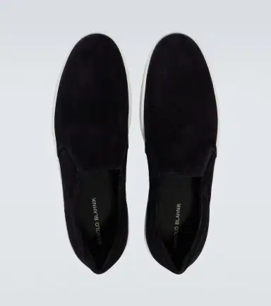 Manolo Blahnik Nadores suede slip-on sneakers | Thumbnail 3