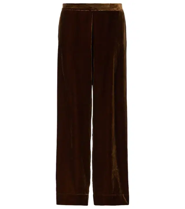 Asceno London velvet pajama pants