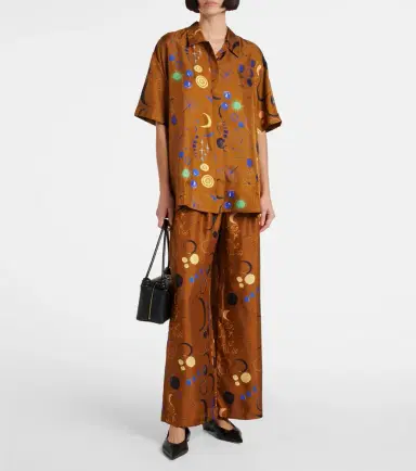 ASCENO Montauk printed silk twill shirt | Thumbnail 2