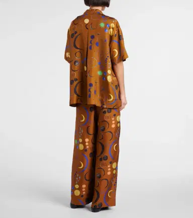 ASCENO Montauk printed silk twill shirt | Thumbnail 3