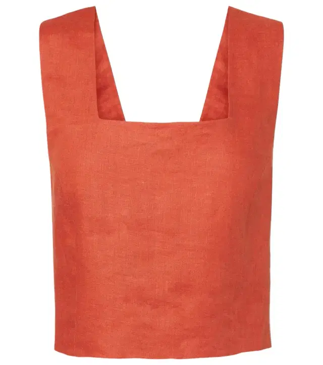 ASCENO Cozumel linen top
