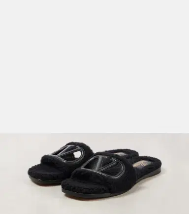 Valentino Garavani VLogo cutout slides | Thumbnail 3