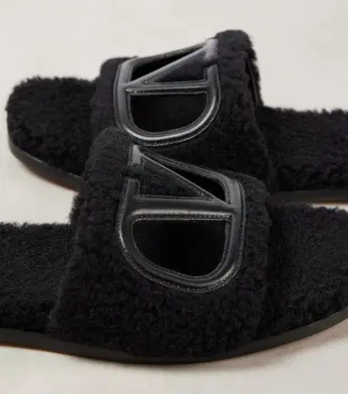 Valentino Garavani VLogo cutout slides | Thumbnail 4