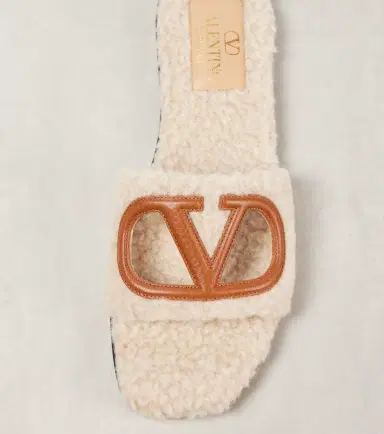 Valentino Garavani VLogo cutout slides | Thumbnail 3