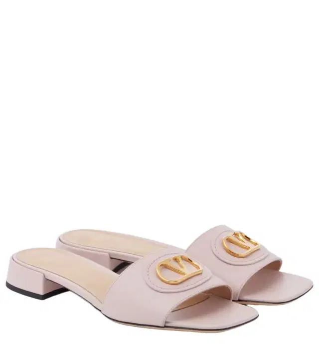 Valentino Garavani VLogo leather slides