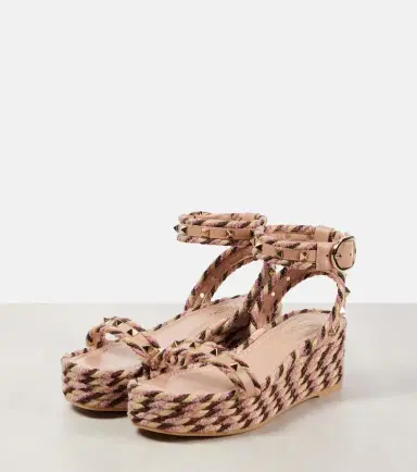 Valentino Garavani Rockstud Torchon espadrille sandals | Thumbnail 3 Valentino Garavani Rockstud Torchon espadrille sandals | Thumbnail 3