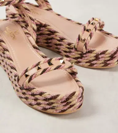 Valentino Garavani Rockstud Torchon espadrille sandals | Thumbnail 4 Valentino Garavani Rockstud Torchon espadrille sandals | Thumbnail 4