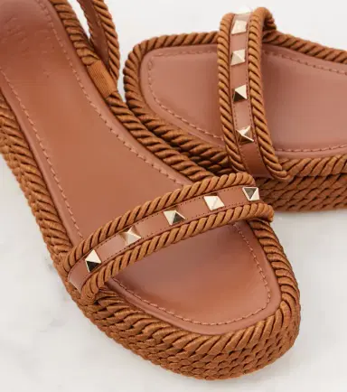 Valentino Garavani Rockstud Torchon leather espadrilles | Thumbnail 2 Valentino Garavani Rockstud Torchon leather espadrilles | Thumbnail 2