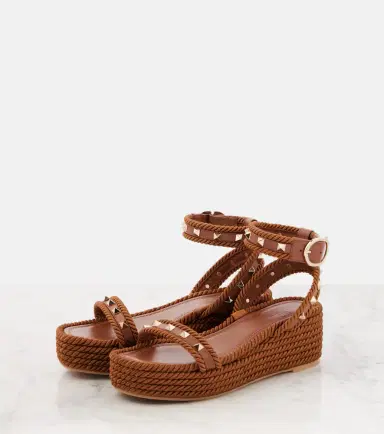 Valentino Garavani Rockstud Torchon leather espadrilles | Thumbnail 3 Valentino Garavani Rockstud Torchon leather espadrilles | Thumbnail 3