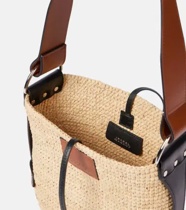 Isabel Marant Bayia Mini raffia shoulder bag | Thumbnail 5