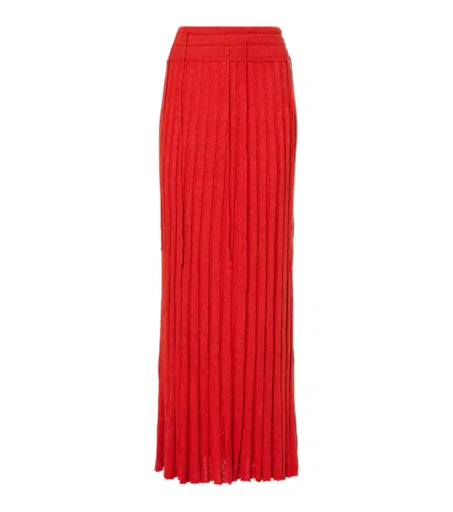 Christopher Esber Linen and silk-blend maxi skirt