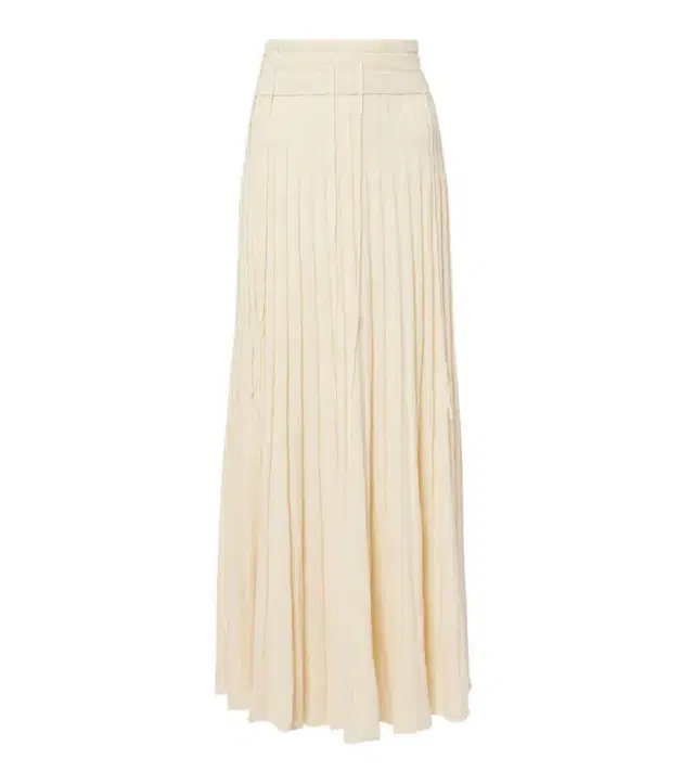 Christopher Esber Linen and silk-blend maxi skirt