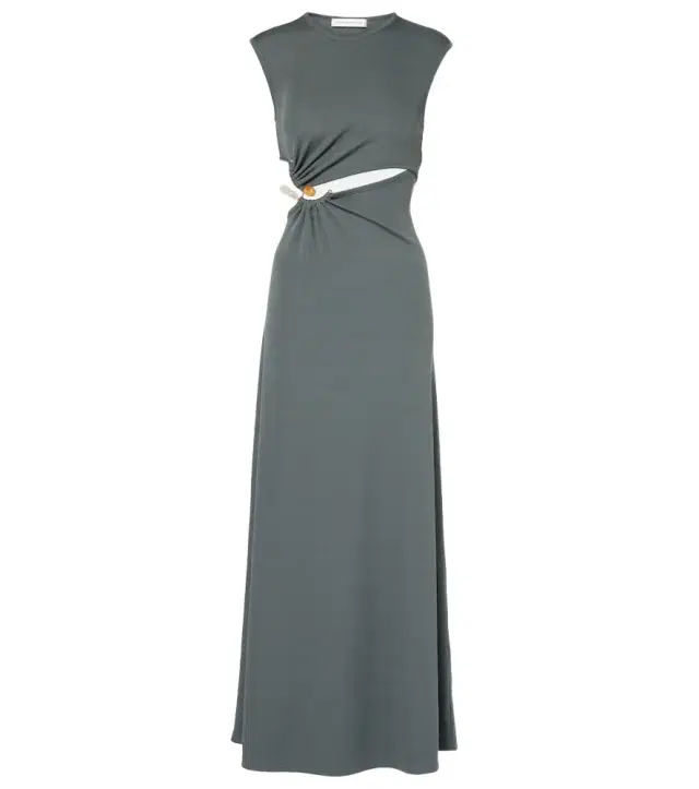 Christopher Esber Concave Stone cut-out maxi dress